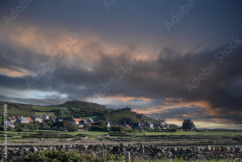 La Roche, a very small, typical village of the Cotentin peninsula, Manche, France