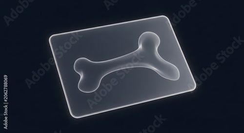 Bone structure is highlighted in a clinical scan to illustrate orthopedic health.