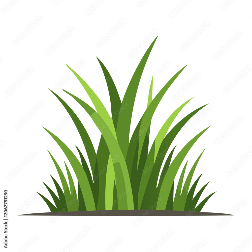Fototapeta premium Snake plant flat design vector illustration