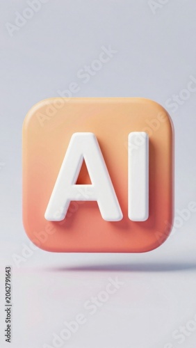 ai logo on orange square