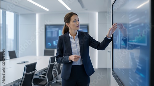 Data-Driven Business Presentations: Interactive Visual Analytics in Modern Boardrooms