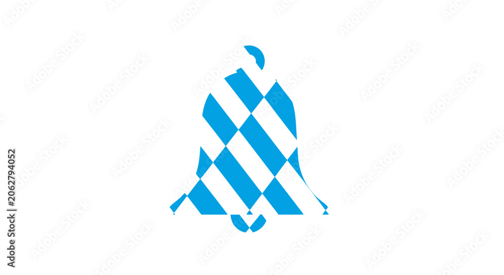 Obraz premium Bavarian Bell Icon Symbol.