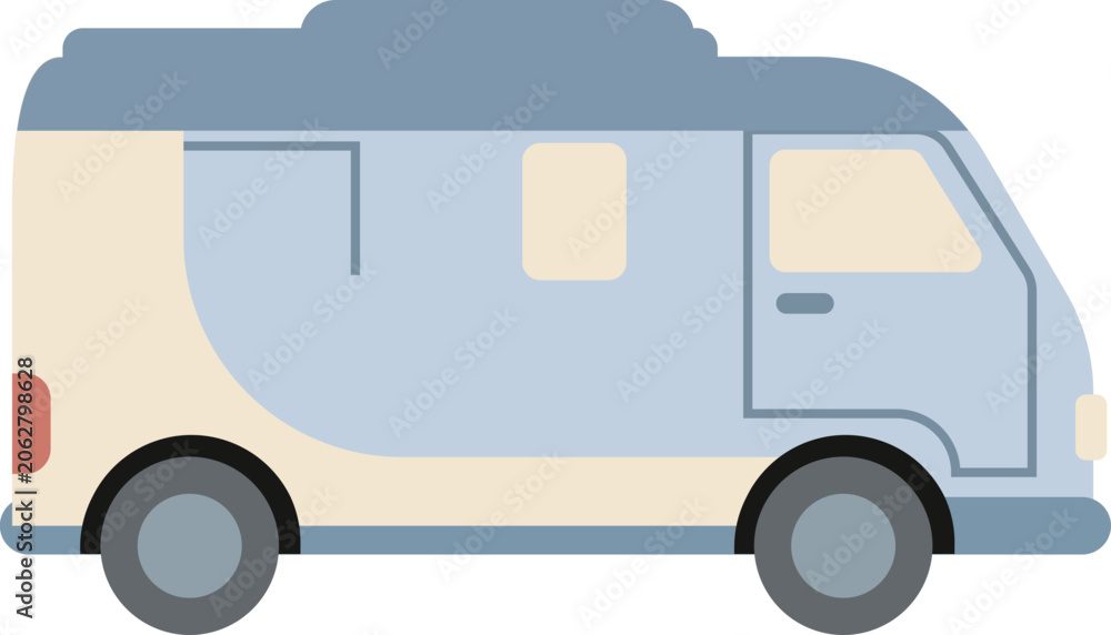 Fototapeta premium delivery van vector