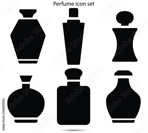 Perfume icon set