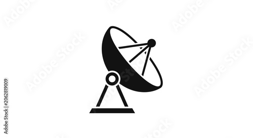Tableau sur toile Satellite Dish Antenna Communication Technology.
