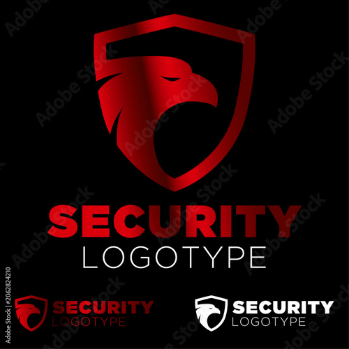 Security Shield Eagle Logo Vector, Cyber Security Emblem, Protection Symbol, Corporate Brand Identity, Modern Technology Badge