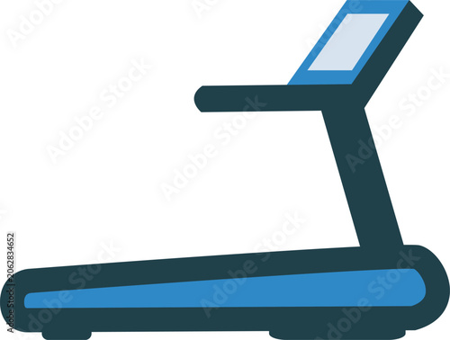 Home Gym and Cardio Fitness Equipment Concept Icon