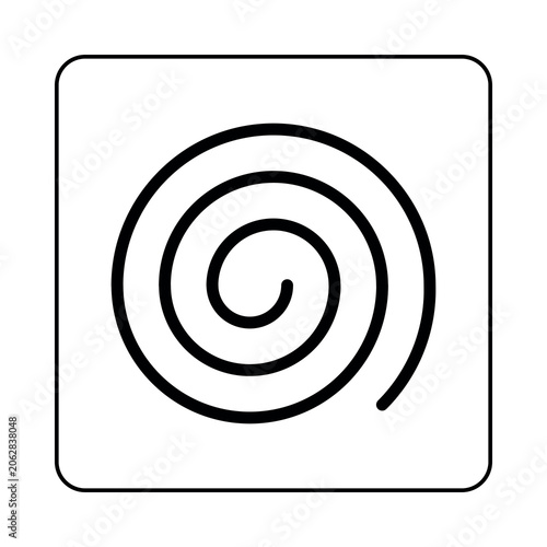 Black and white visual stimulation card for newborns and infants. High-contrast shape or pattern designed to support early visual development, focus and attention.