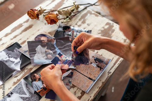 Slika na platnu Memories crafted through cherished photographs.