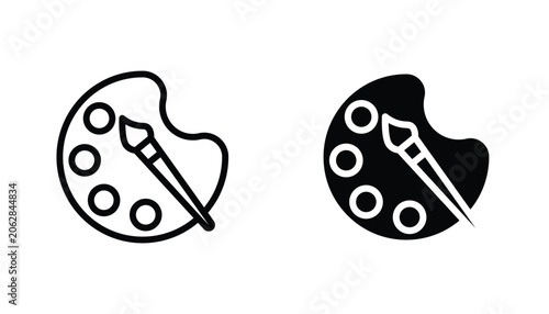 Quadro su tela Paint icon