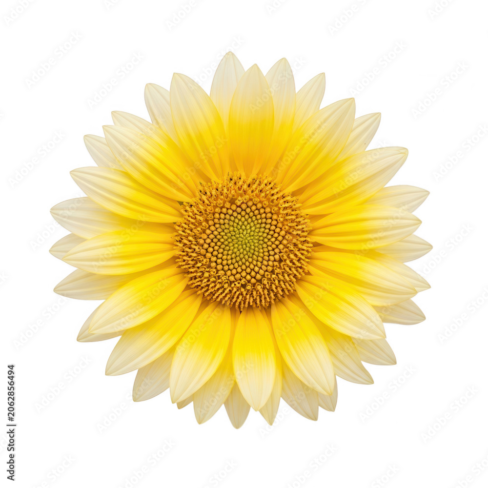 Fototapeta premium Bright yellow flower with delicate petals