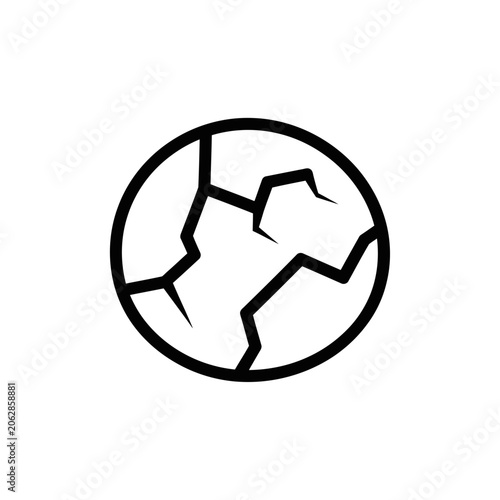 Black and white soccer ball icon.