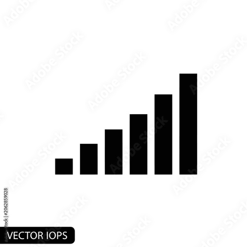 Black bars in a graph.