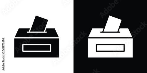 Bild auf Leinwand Voting icon symbols clipart flat designs