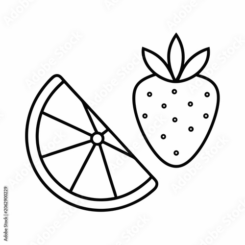 Sweet & Sour Vector Line Art