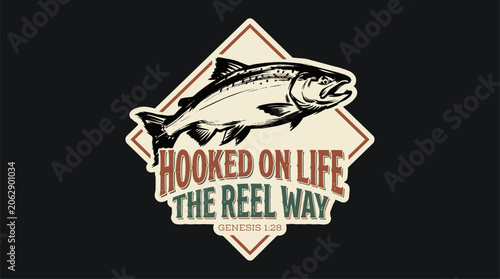 Tableau sur toile Hooked on life