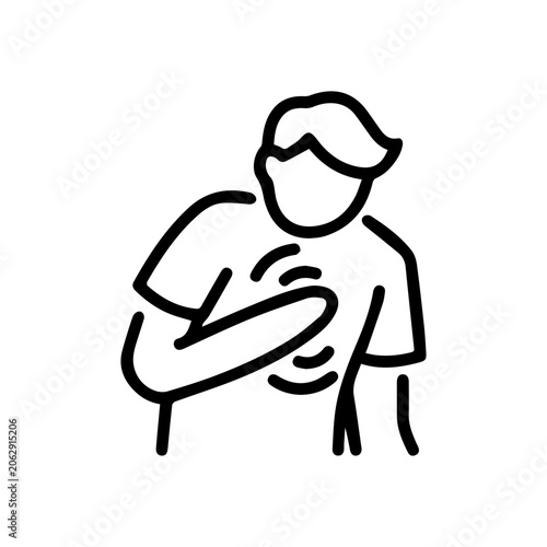 Heart Attack Symptom Icon