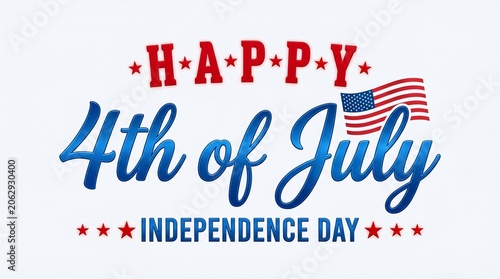 Happy 4th of July Independence Day Celebration 