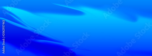 An abstract background featuring smooth, flowing gradients of vibrant cyan and deep blue. The design evokes a sense of fluid motion and modern digital art, suitable for various graphic applications.