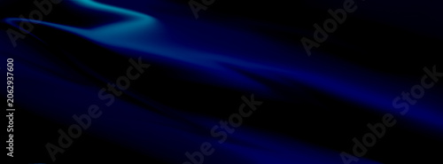 An abstract background featuring smooth, wavy streaks of deep blue and black, creating a fluid and elegant texture. The subtle gradients and soft lighting evoke a sense of mystery and sophistication.