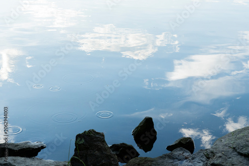 rock in the sea