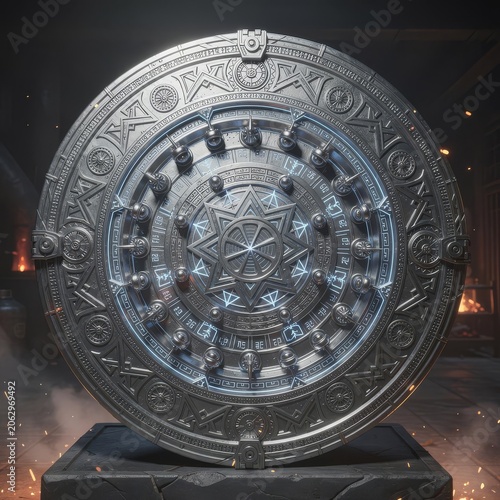 Magic Circle Altar Fantasy Game Concept Art, Cinematic Key Visual｜魔法陣の祭壇 ファンタジーゲームコンセプトアート 和風幻想