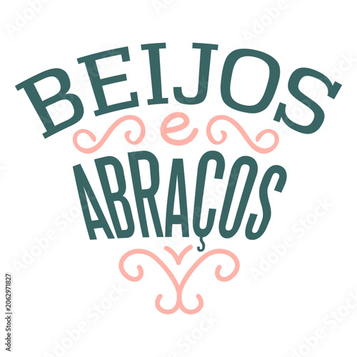 Foto Valentine portuguese beigos abra&Atilde;&sect;os badge sticker