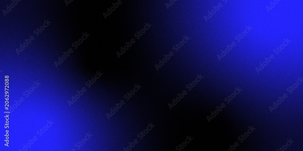 Obraz premium Abstract blue and black gradient background with subtle grainy texture