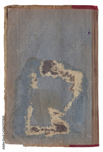 Vintage background of old ancient torn paper texture isolated