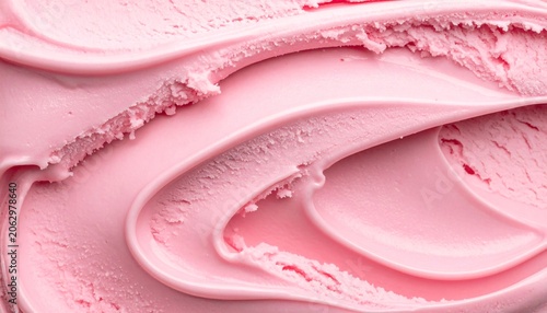Texture Strawberry ice cream gelato background