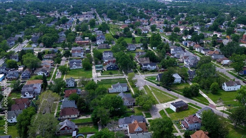 Toledo, Ohio residential urban homes neighborhoods and streets just outside of downtown