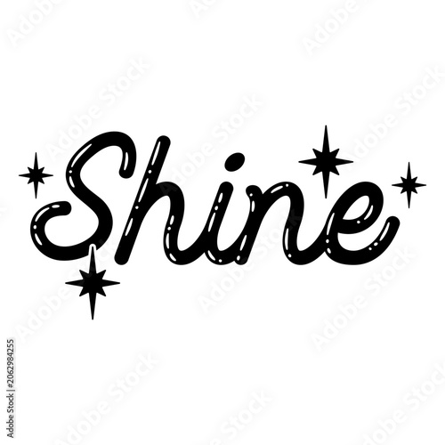 Photography Shine Bubble Word