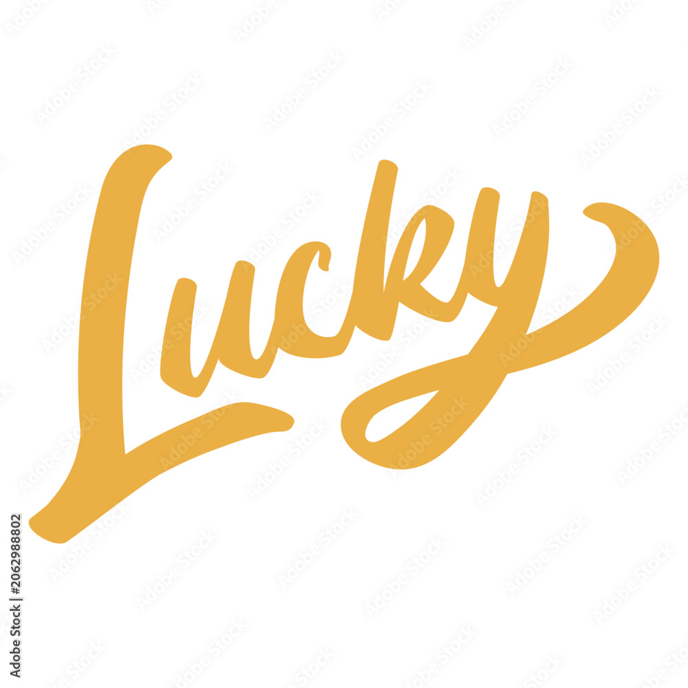 Fototapeta premium Lucky wedding quote sentiment