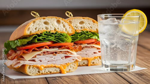 fresh salmon with lemon