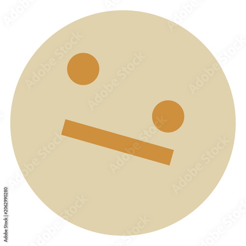 Fotografie Funny face emoticon
