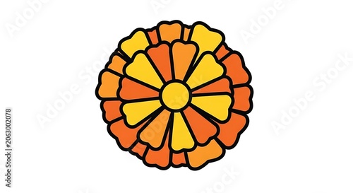 Colorful autumn leaf pattern design.