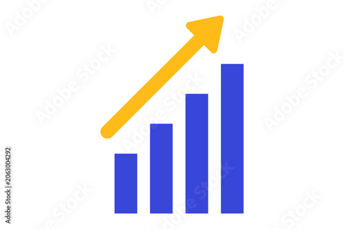 Flat Vector Icon for Investing and Business Success