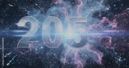 New Year Transition 2025 to 2026 Concept.