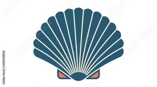 Photos Scallop shell seafood delicacy ocean food.