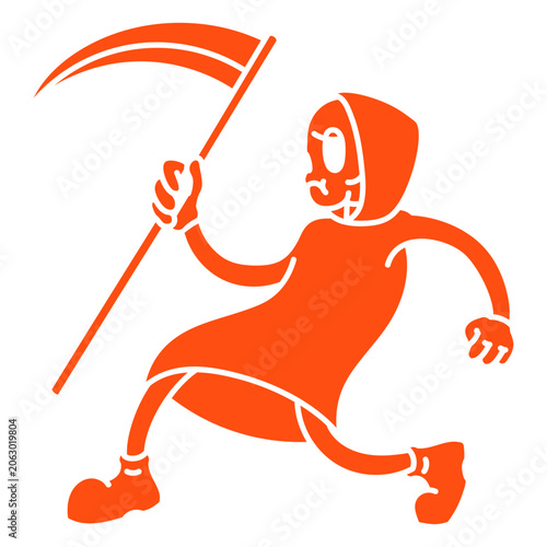 Grim Reaper design that's sure to spook and fun on Halloween