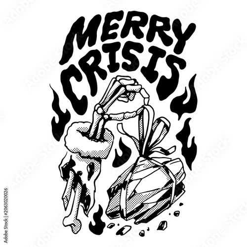 Vászonkép Witticisms to revel in the holiday spirit