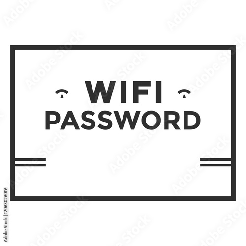 Letter board featuring the message Wifi password