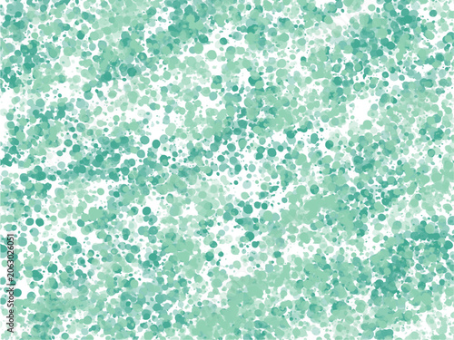 Green Watercolor Polka Dot Background, Abstract Bubble Pattern Texture with Fresh Natural Design
