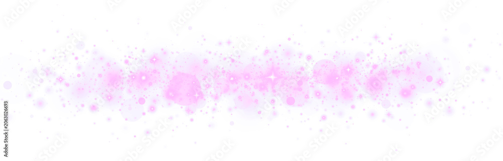 Fototapeta premium Shiny dust and bokeh light scatter festive glimmer of celebration.