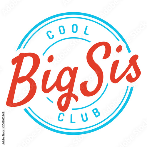 фотографія Cool big sis club logo