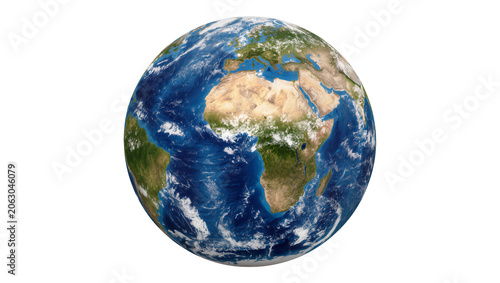 Photos Planet Earth with continents and oceans visible