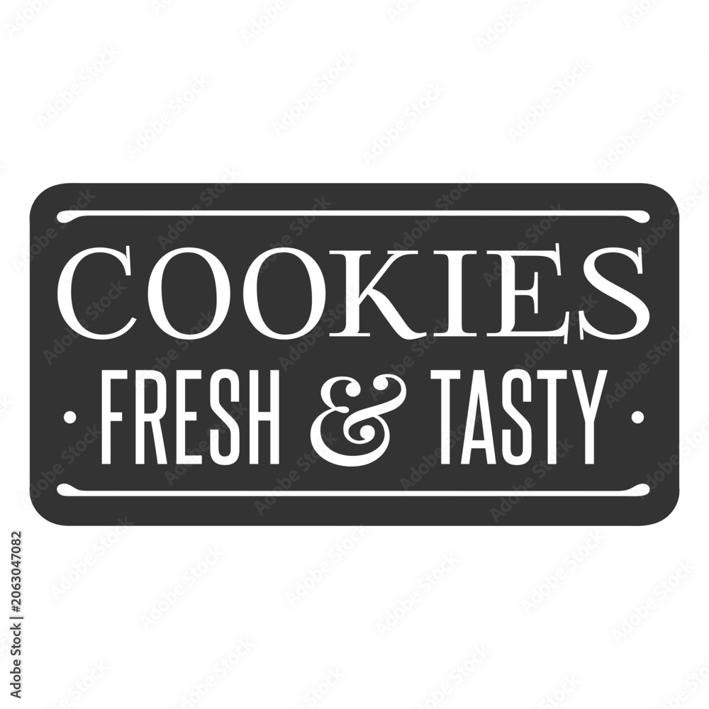 Obraz premium Fresh & tasty cookies