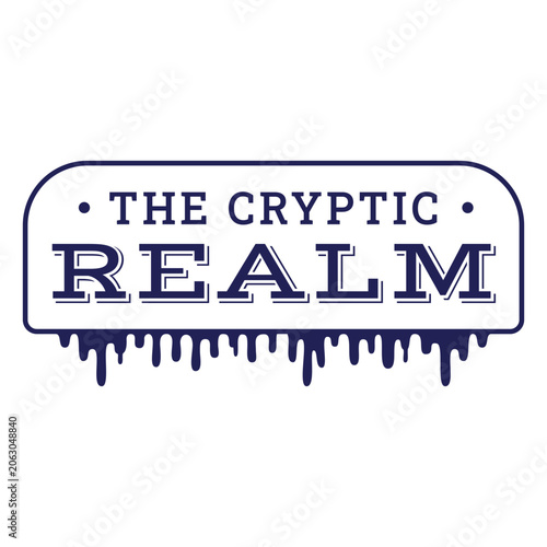 Tableau sur toile Creative and intriguing design featuring the cryptic realm