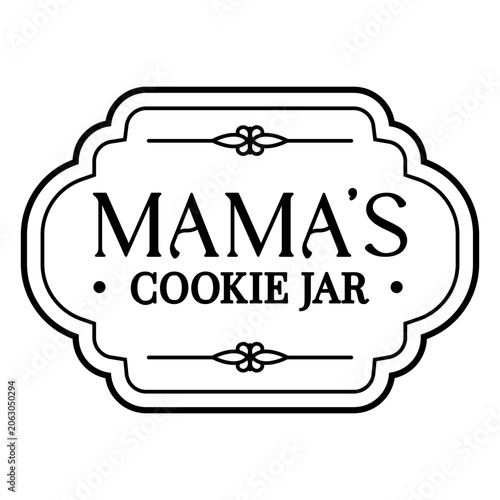Photos Charming vintage cookie jar sign design