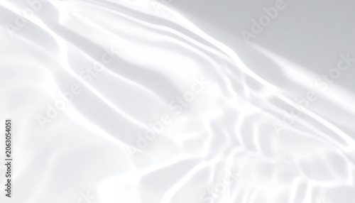 Soft light caustic reflections on water surface, abstract flowing waves, liquid texture overlay, serene calm atmosphere, ripples and fluid motion